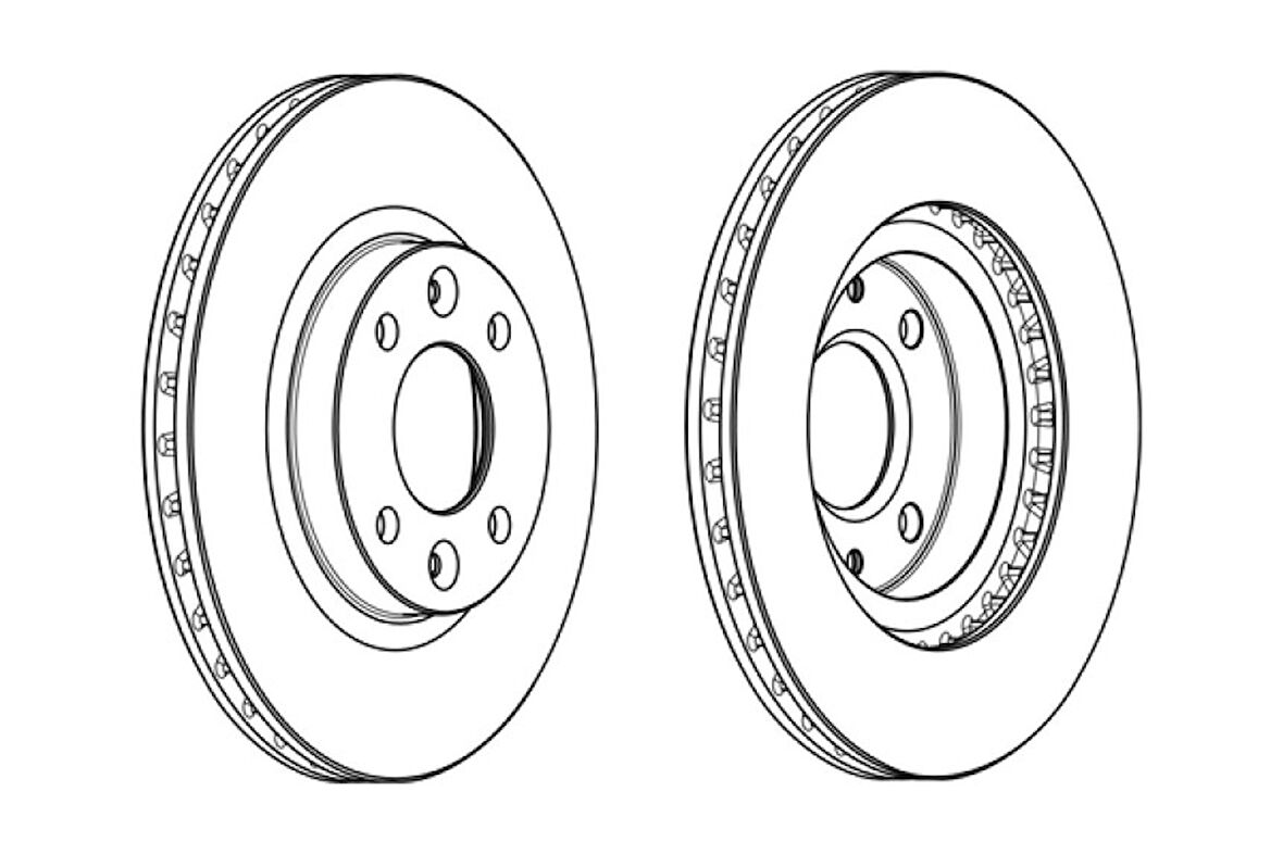 Renault Fren Diski Ön - Takım  258 MM (kaplamali) - Frd Ddf2327c