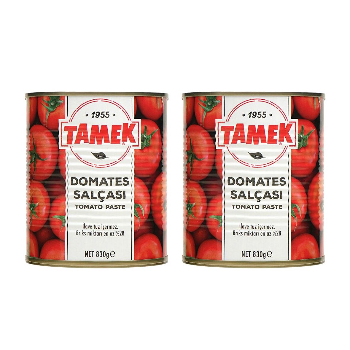 Tamek Damates Salçası 830 gr x 2 Adet