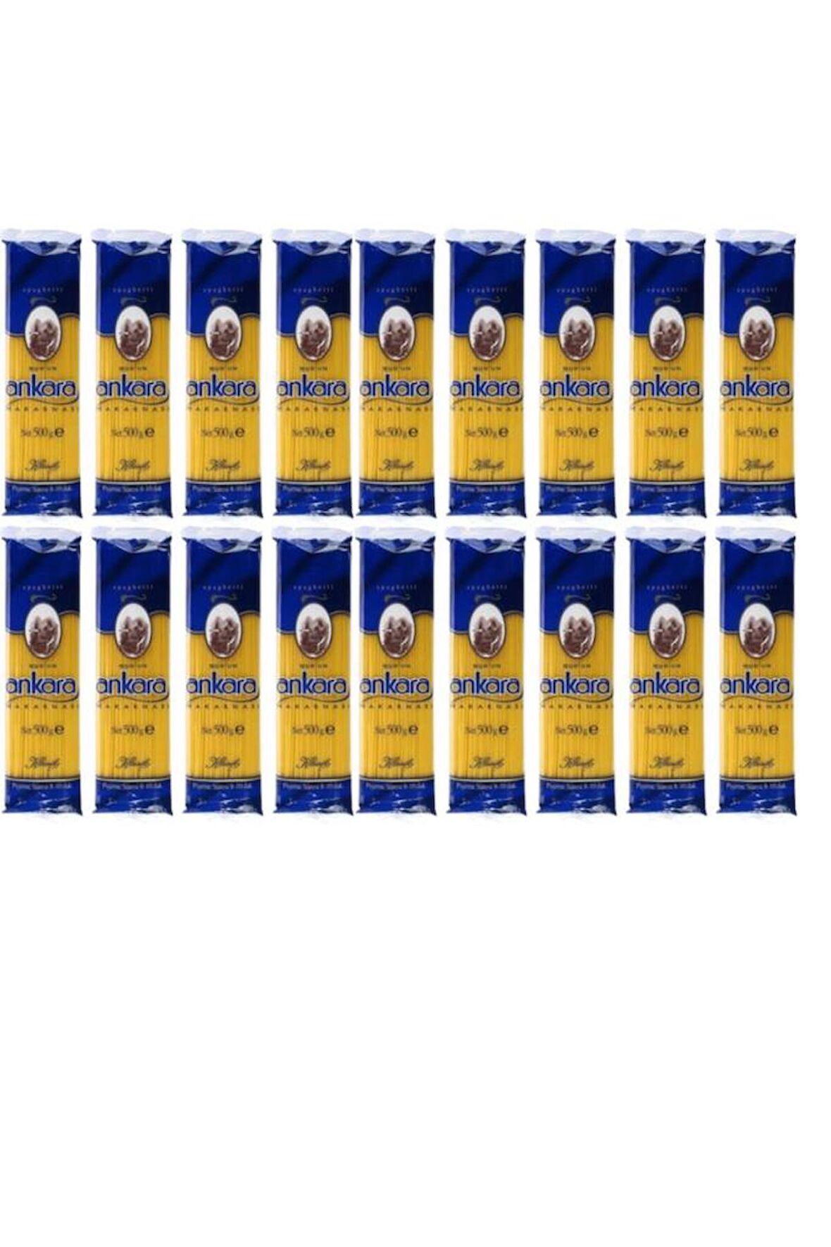 Ankara Spagetti 500 G X 20 Adet 10 Kg
