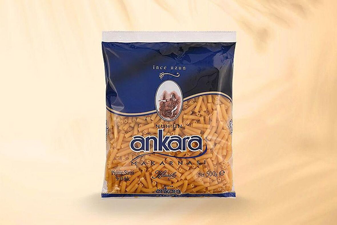 Ankara İnce Uzun Makarna 500Gr x 20 Adet