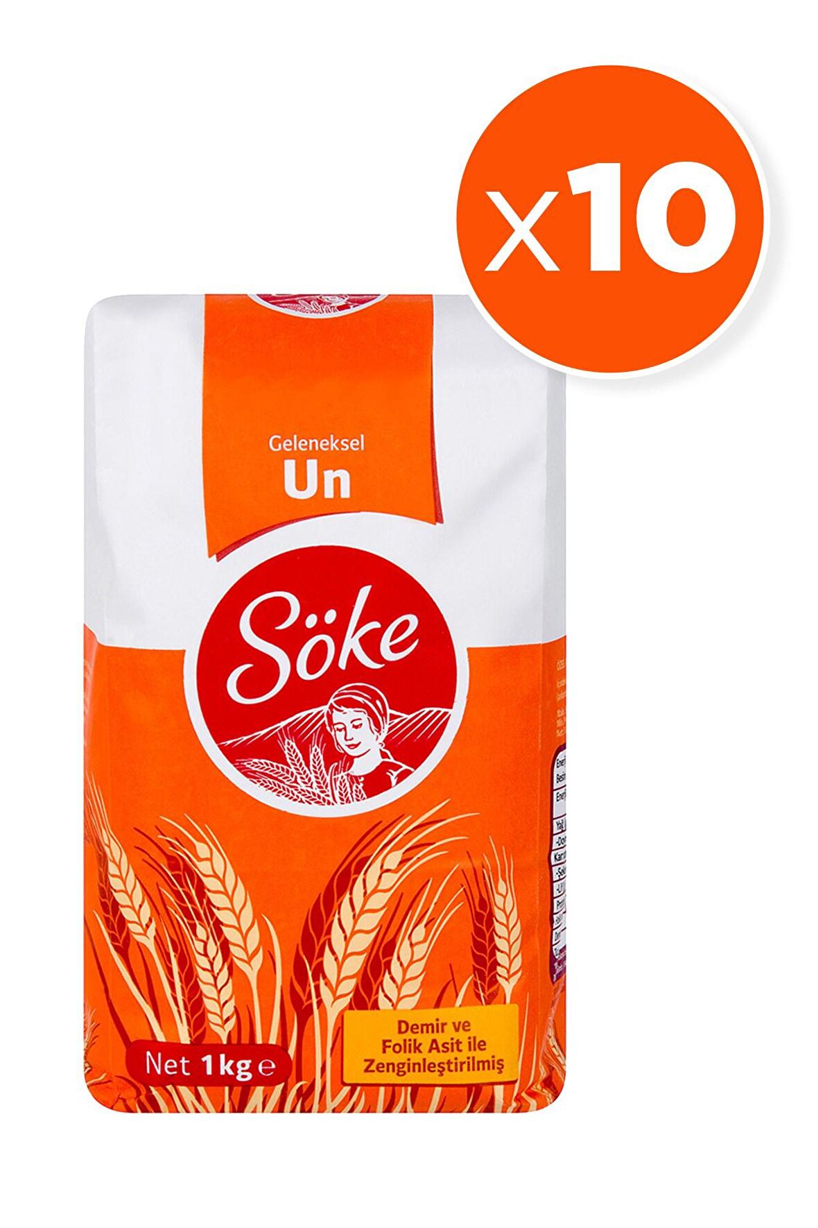 Söke Un 1 kg x 10 Adet 