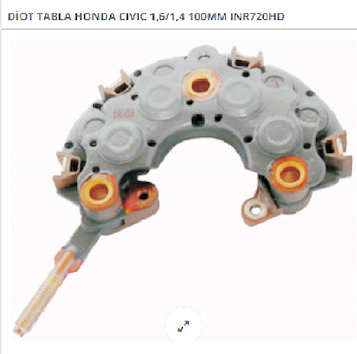 Unıversal Diot Tablası Honda CIVIC 1,6/1,4 100mm - Dodo-İnr720hd