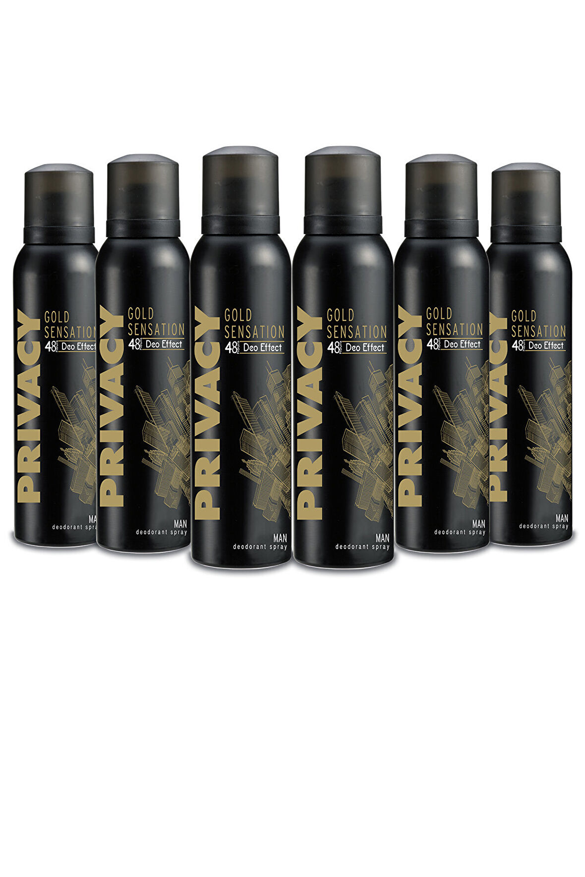 Gold Men Deodorant 6x150ml