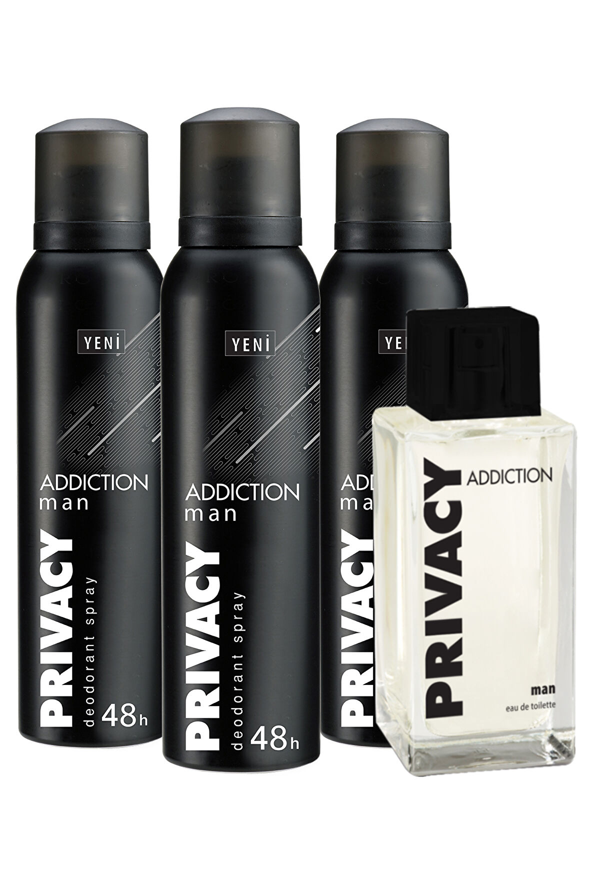 Man Addiction EDT Parfüm 100ml & Deodorant 3x150ml