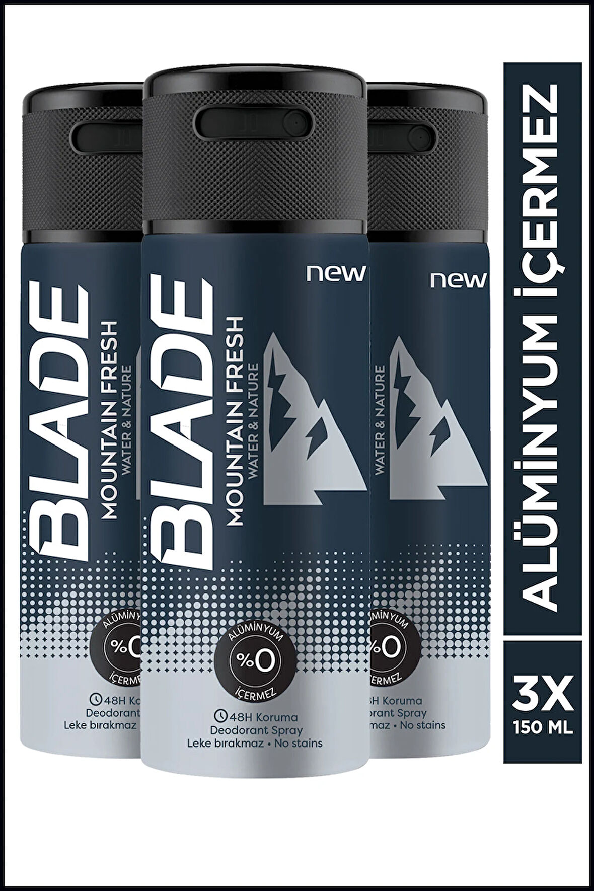 Mountain Fresh Deodorant 3x150ml