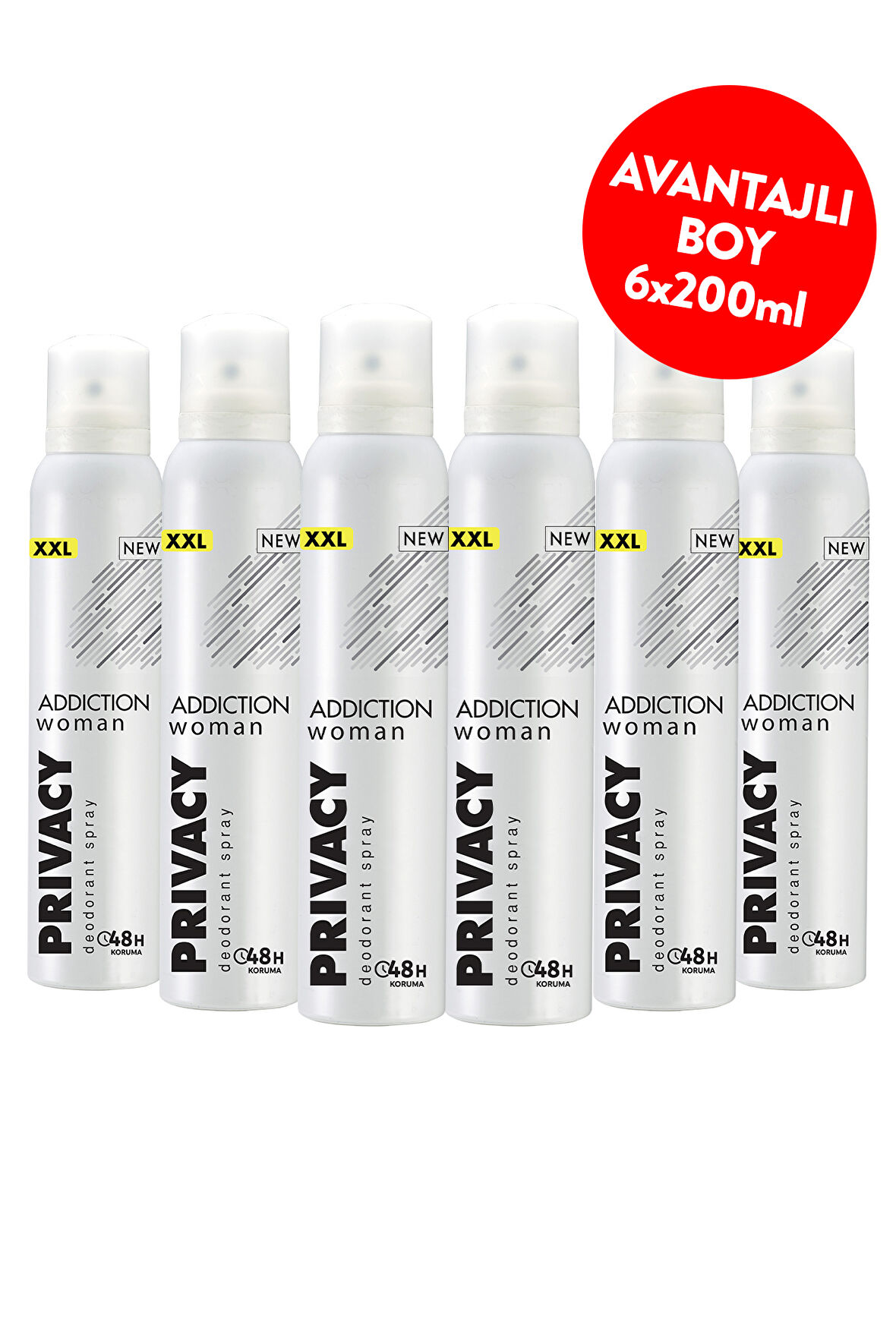 Privacy Addiction Woman Kadın Deodorant 6x200 Ml