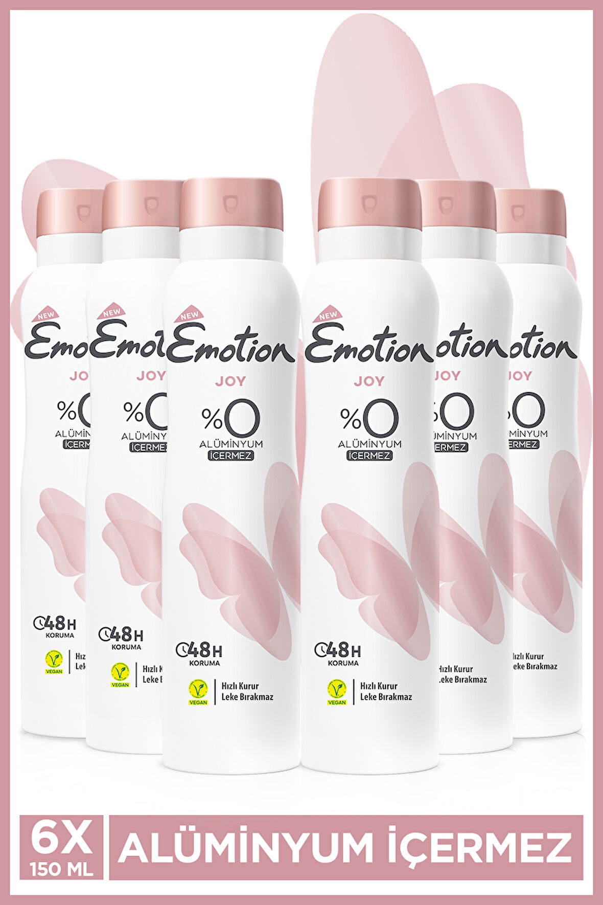 Emotion Joy Kadın Deodorant 6x150 Ml