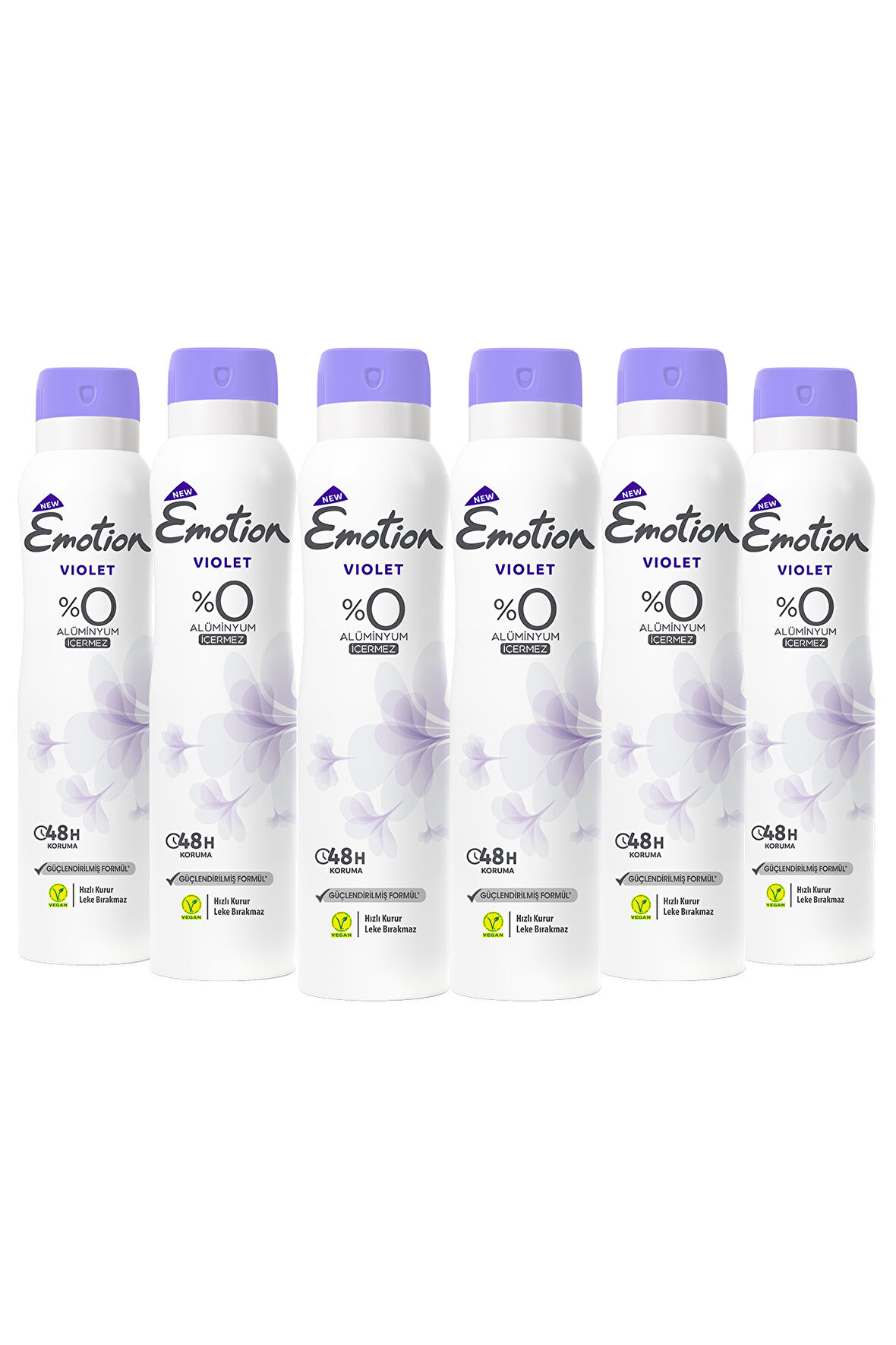 Violet Kadın Deodorant 6x150ml