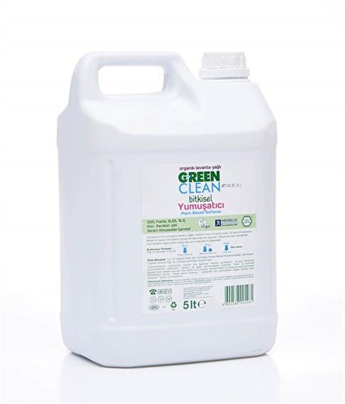 U Green Clean Organik Lavanta Yağlı Bitkisel Yumuşatıcı 5 Lt