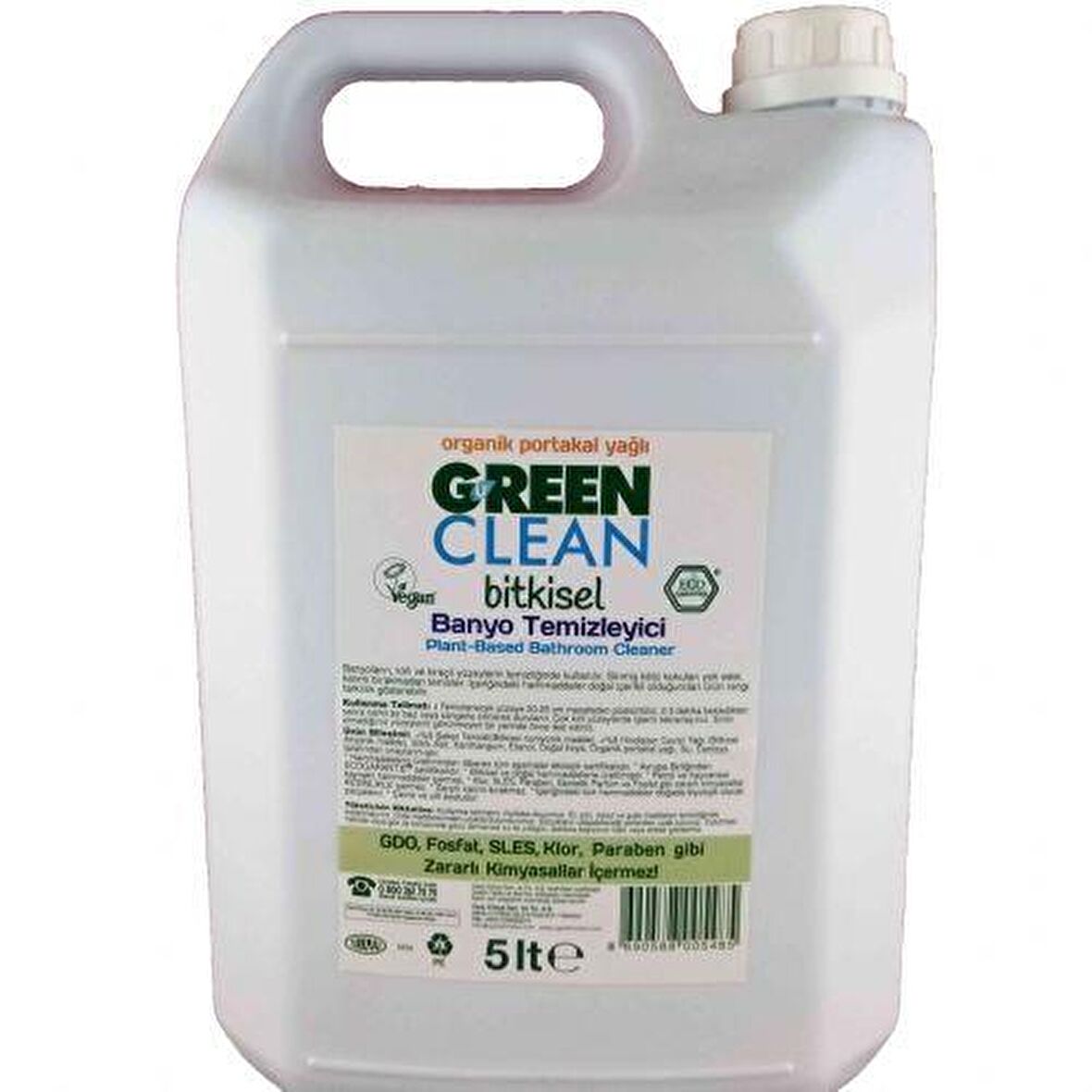 U Green Clean Bitkisel Banyo Temizleyici 5 Lt