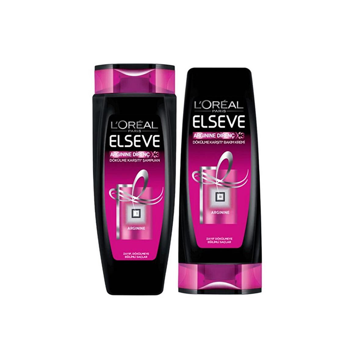 ELSEVE D.LONG ŞAMPUAN VE SAÇ KREMİ SİYAH 450 ML+175 ML