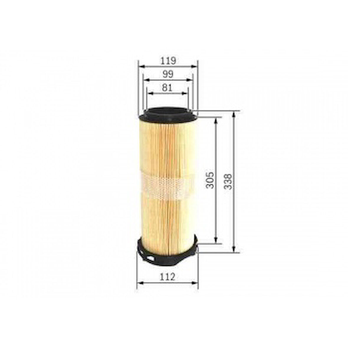 Mercedes Hava Filtresi (om646) C-Class W204 08>14 S204 08>14 C204 11> - Bosch F026400214