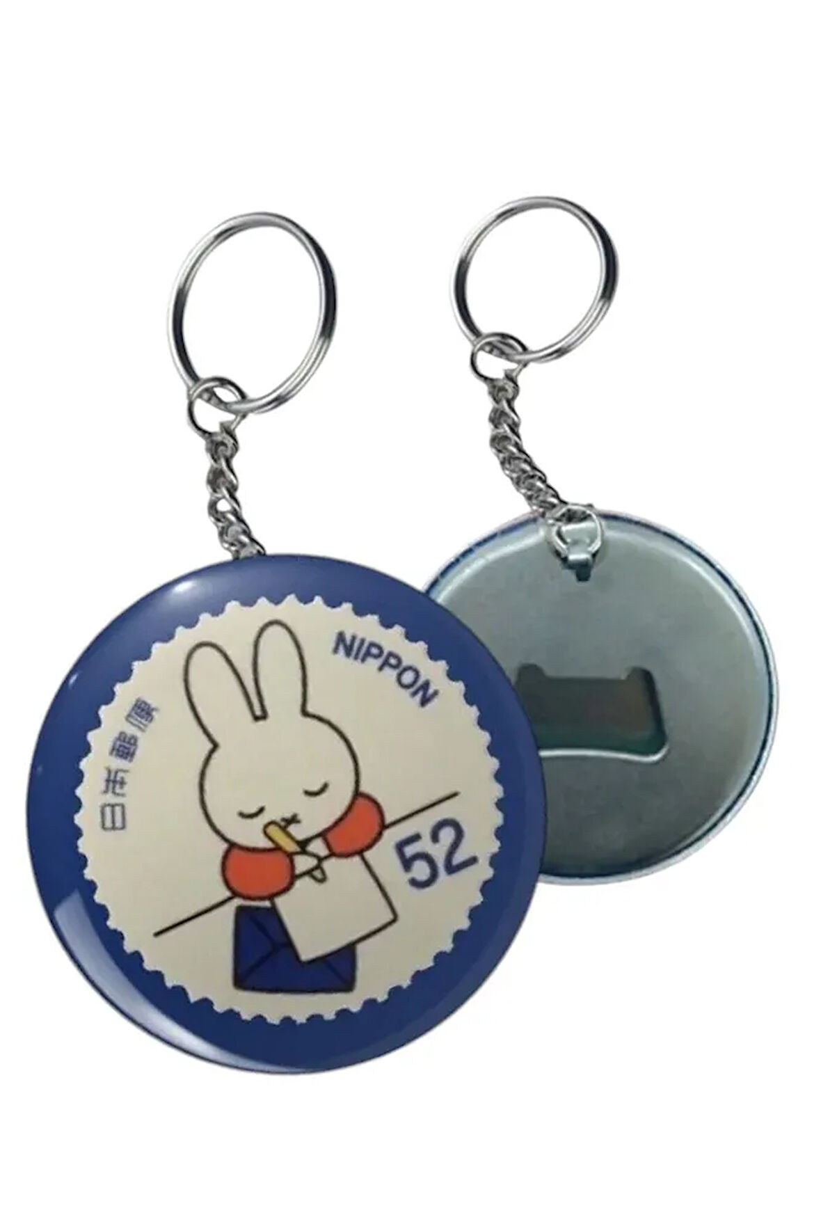 Japon Cute Japanese Tavşan Temalı Y2K Soft  Temalı Açacaklı Anahtarlık