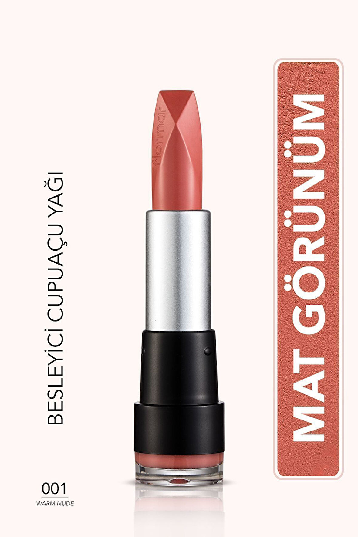 FLORMAR EXTREME MATTE LIPSTICK- WARM NUDE