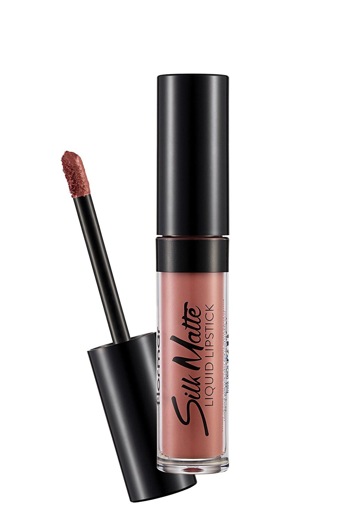 Kadife Dokulu Likit Mat Ruj - Silk Matte Liquid Lipstick - 002 FALL ROSE - 8690604397280