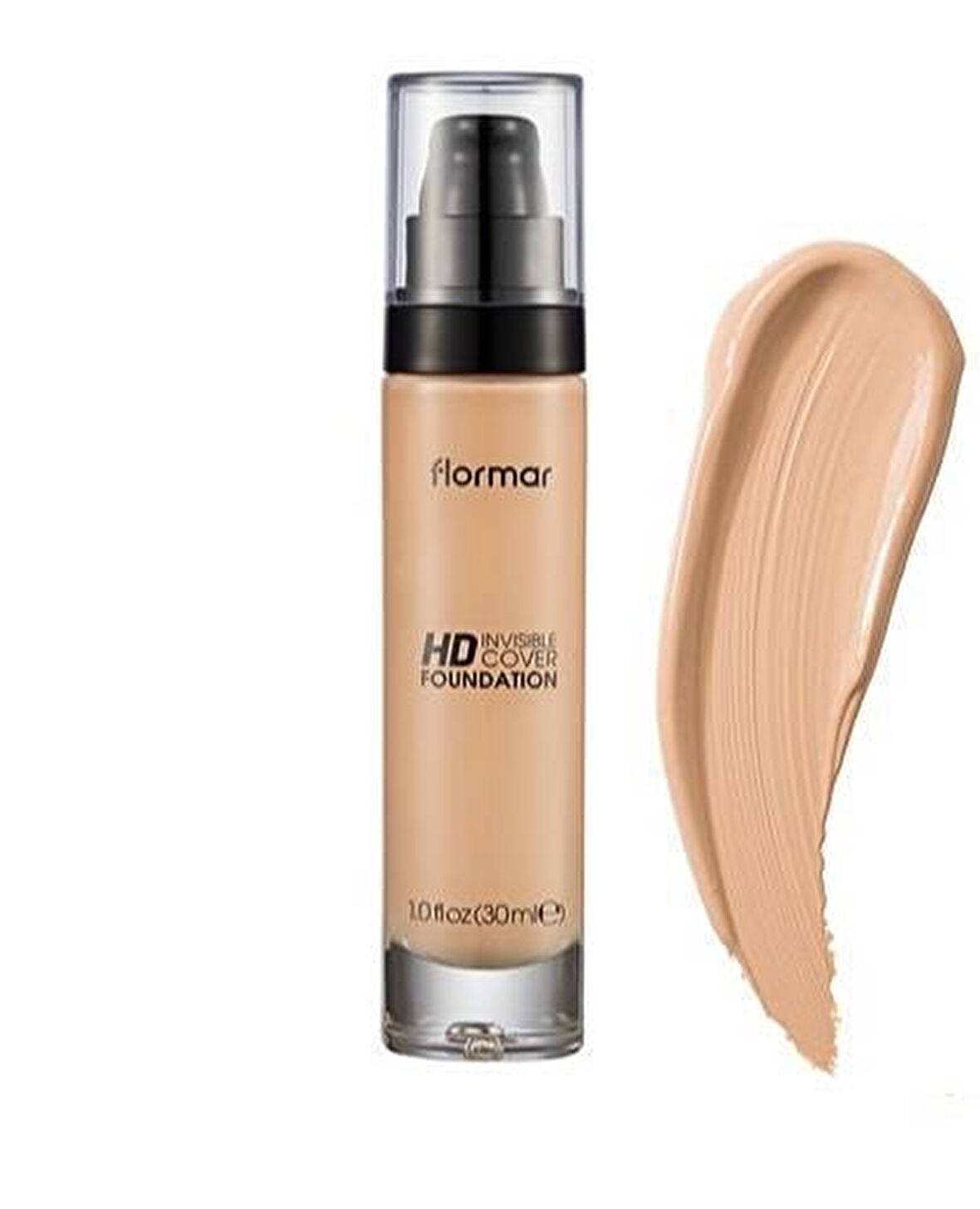 Flormar Invisible Cover HD SPF 30 Fondöten 40 Light Ivory