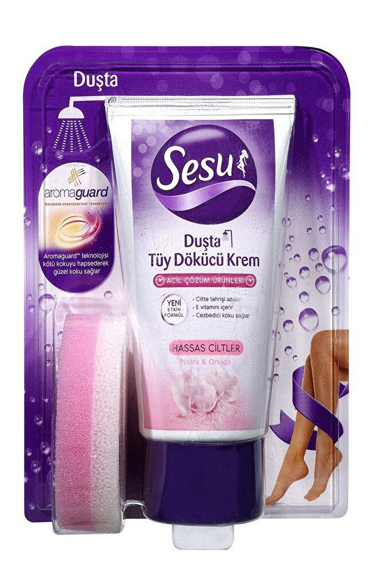 Sesu Duşta Tüy Dökücü Krem Hassas Ciltler 150 ml