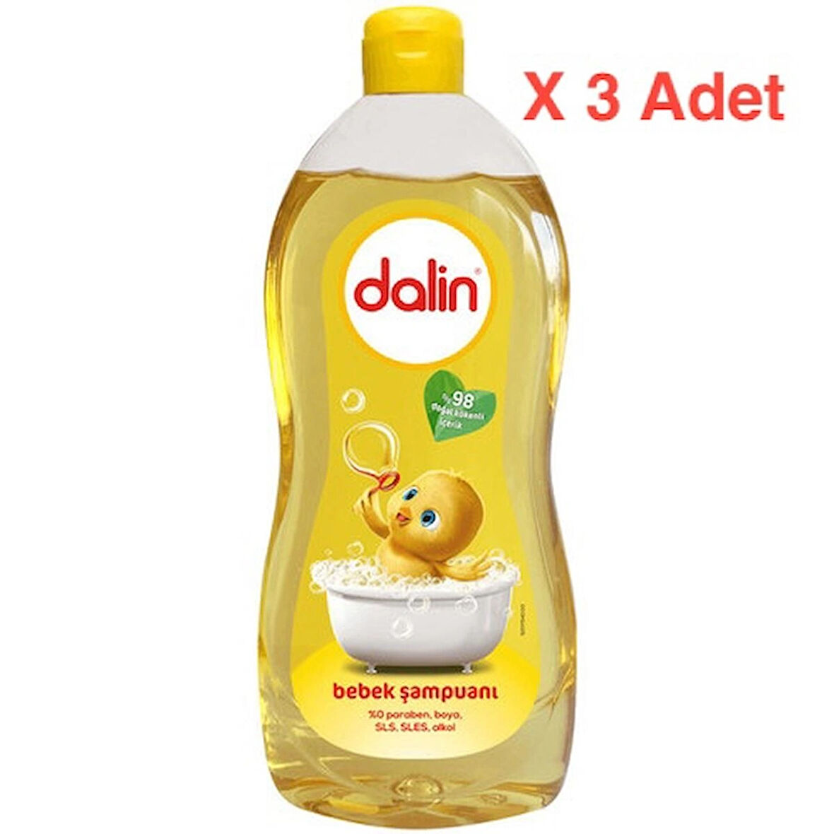 Dalin Bebek Şampuanı Pompalı 400 ml x 3Adet