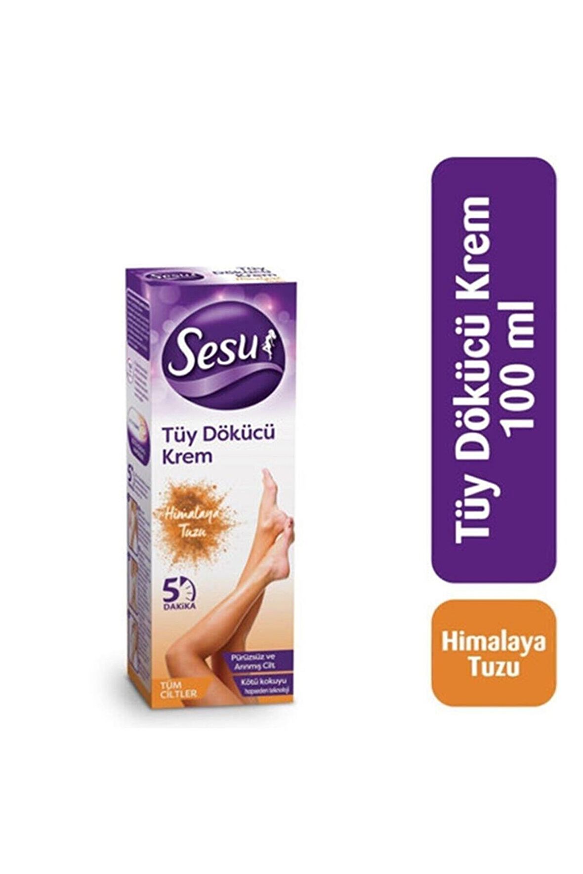 Sesu Tüy Dökücü Krem Himalaya Tuzu Tüm Ciltler 100 ml