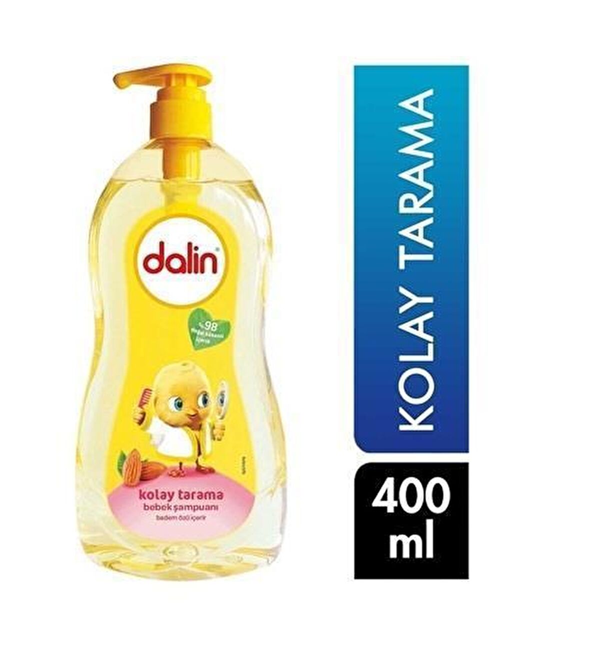 Dalin Kolay Tarama Göz Yakmayan Çiçek Özlü Yenidoğan Uyumlu Saç ve Vücut Şampuanı 400 ml