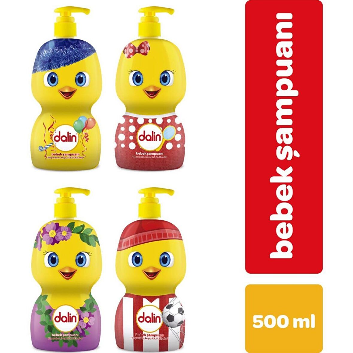 DALİN BEBEK ŞAMPUANI 500 ML EĞLEN ÖĞREN CİVCİV