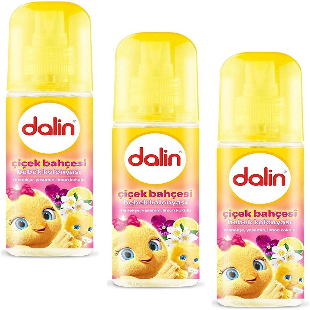 Dalin Çiçek Bahçesi Bebek Kolonyası 100 ml 3 ADET