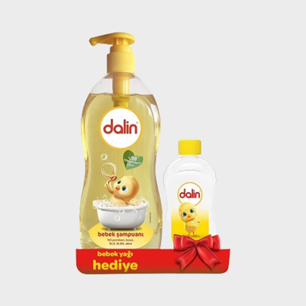 Dalin Göz Yakmayan Çiçek Özlü Yenidoğan Uyumlu Saç ve Vücut Şampuanı 700 ml + Bebek Yağı