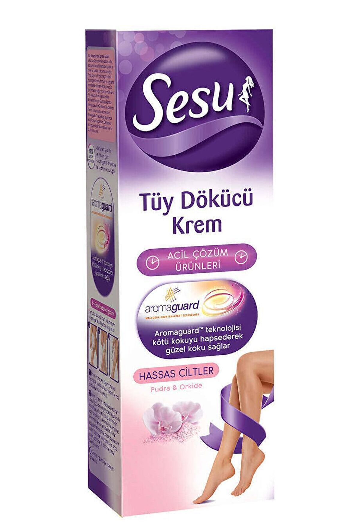 Sesu tüy dökücü krem 100ml hassas ciltler 