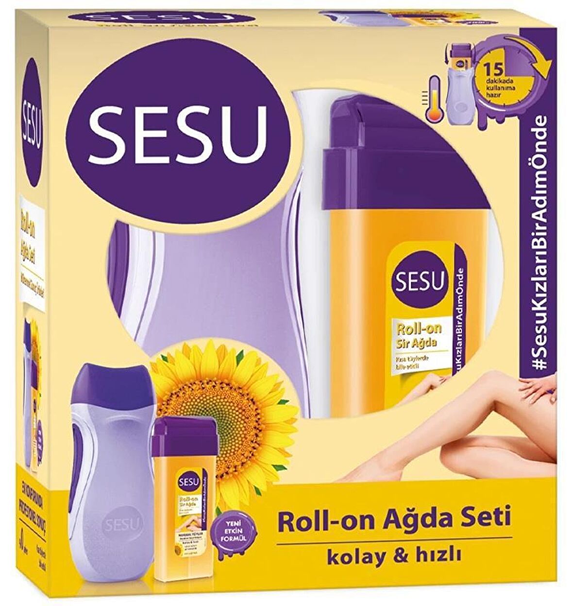 Sesu Roll-On Ağda Makinesi