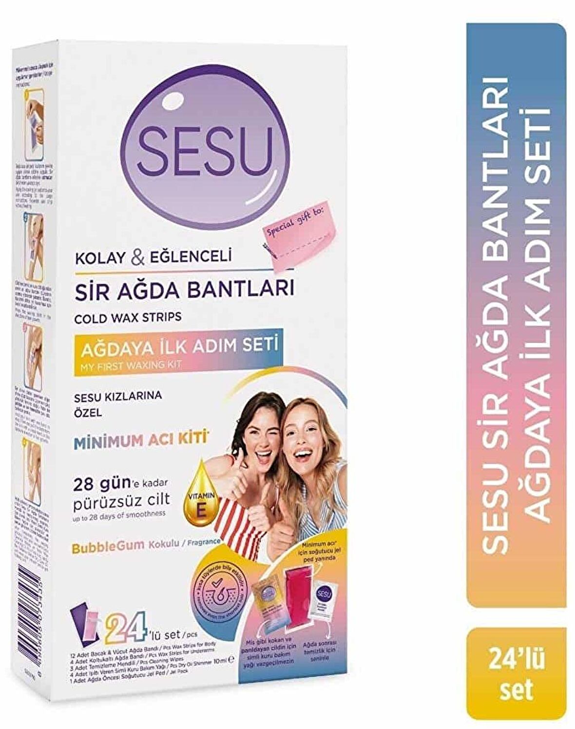 SESU SİR AĞDA BANDI AĞDAYA İLK ADIM 24LÜ SET BUBLE