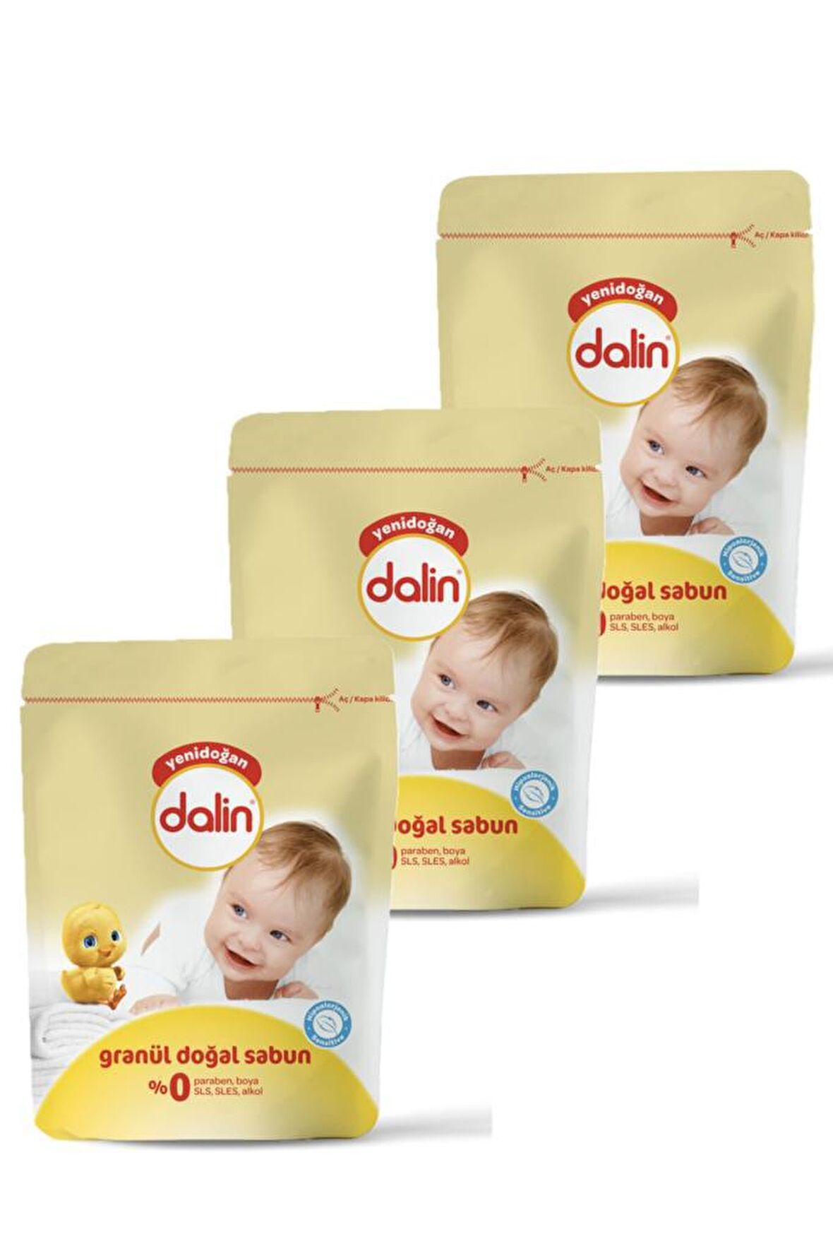 Dalin Granül Sabun 1000 Gr 3'lü Paket