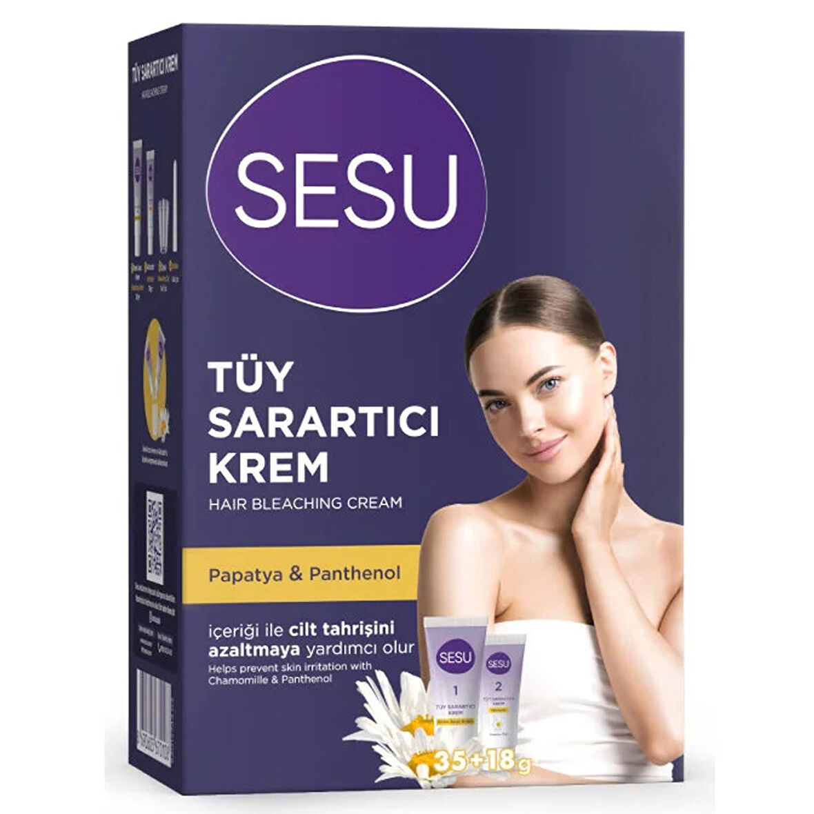 Sesu Tüy Sarartıcı Krem 35 gr + 18 gr