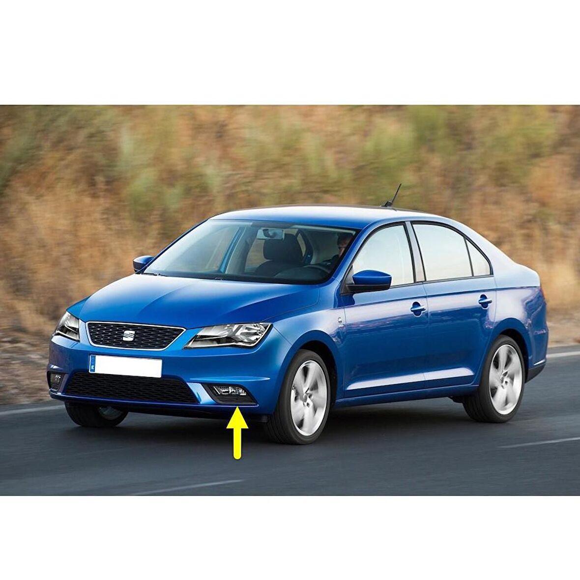 Seat Toledo 2013-2019 Ön Tampon Sol Sis Farı Çerçevesi 6JA807681