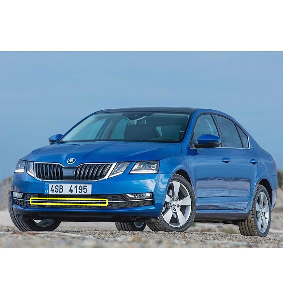 Skoda Octavia 18-20 Ön Tampon Orta Izgara Krom Çıta Orj Tip 5E0853551