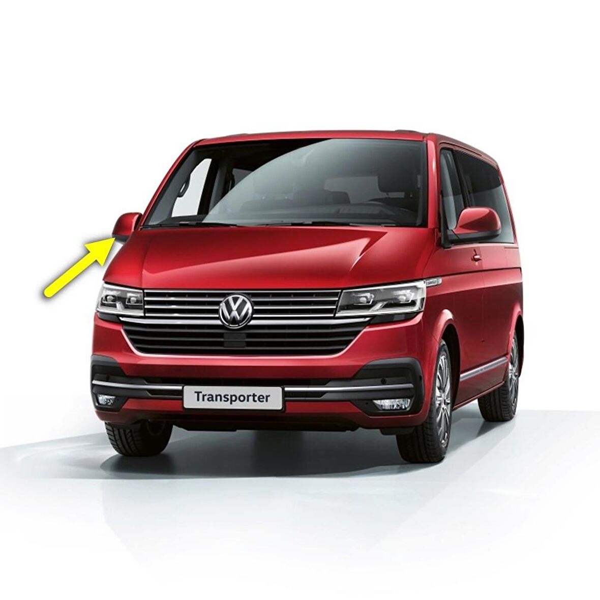VW Transporter 2020-2022 Sağ Dikiz Ayna Alt Plastik Kapak 7E1857604B