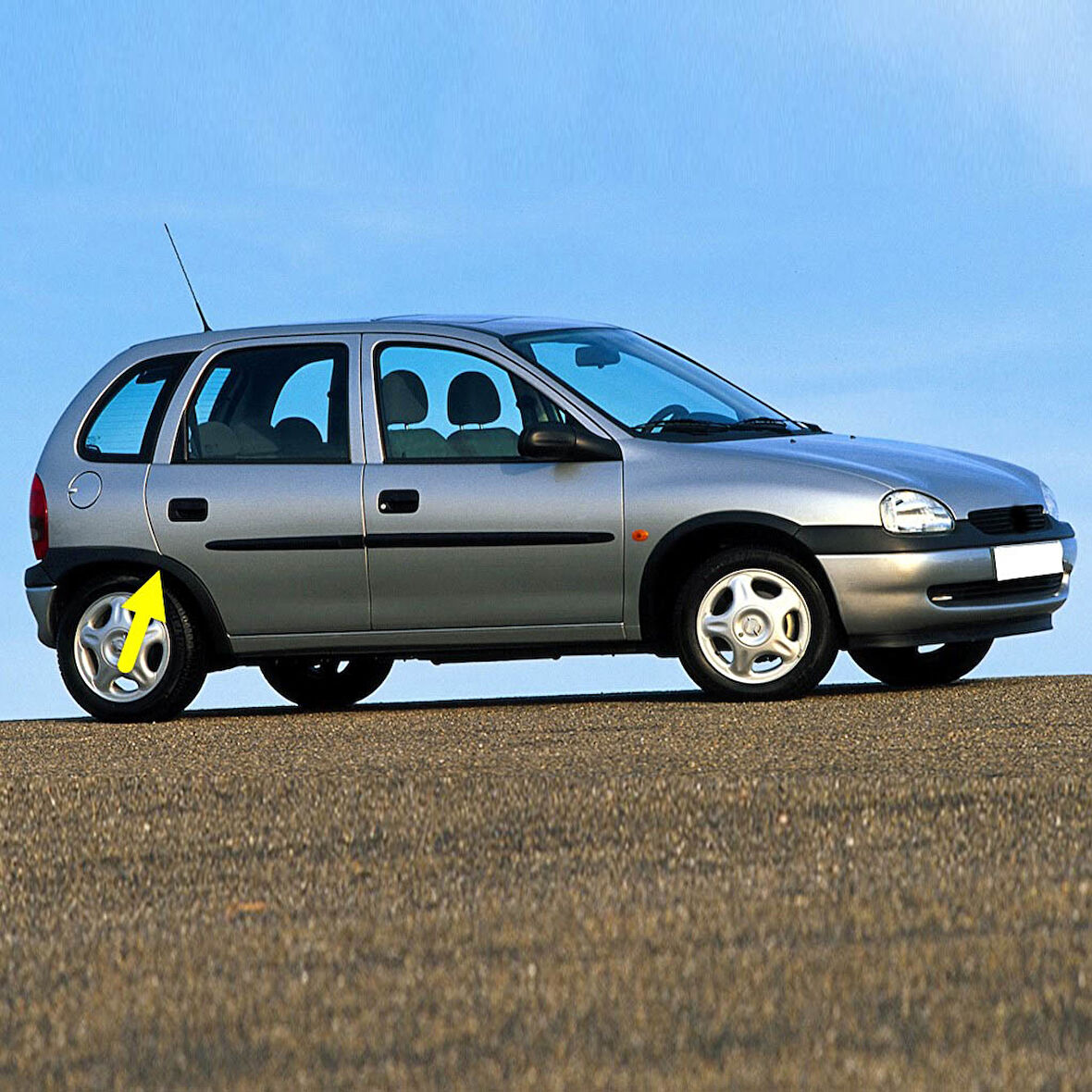 Opel Corsa B 4 Kapılı 1993-2000 Sağ Arka Çamurluk Ağzı Plastik Dodik