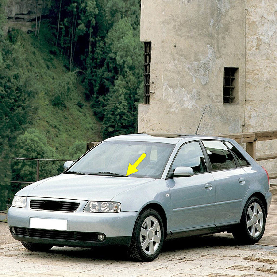 Audi A3 2001-2003 Ön Cam Sol Silecek Kolu 1J1955409A