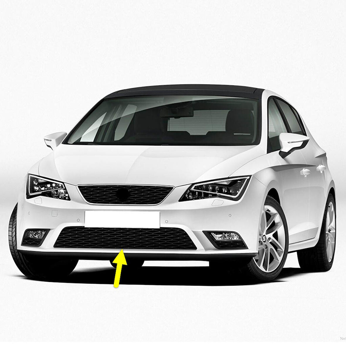 Seat Leon 2013-2016 Ön Tampon Orta Izgara Petek 5F0853667