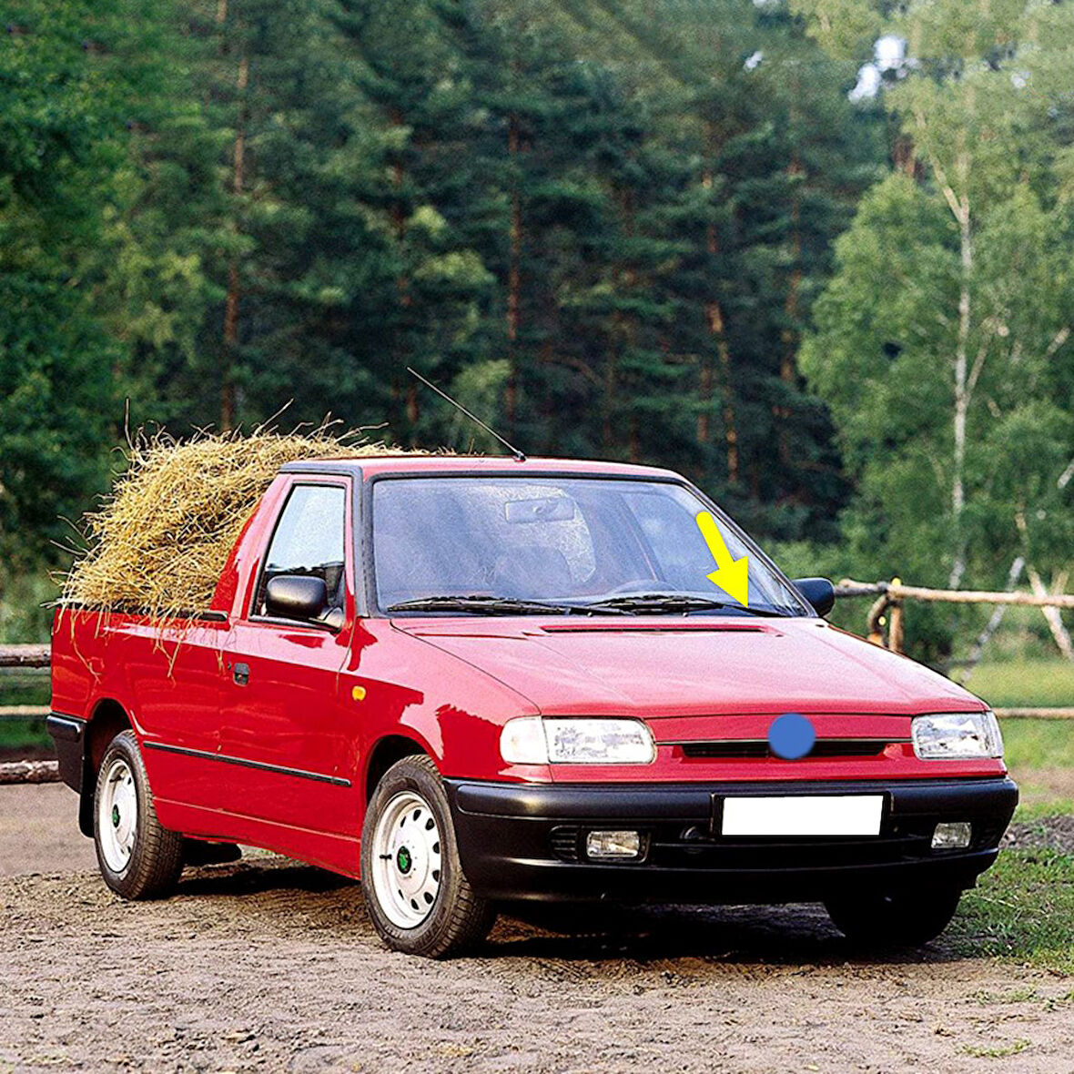 Skoda Pickup 1996-2001 Sol Ön Cam Silecek Kolu 6U1955409C