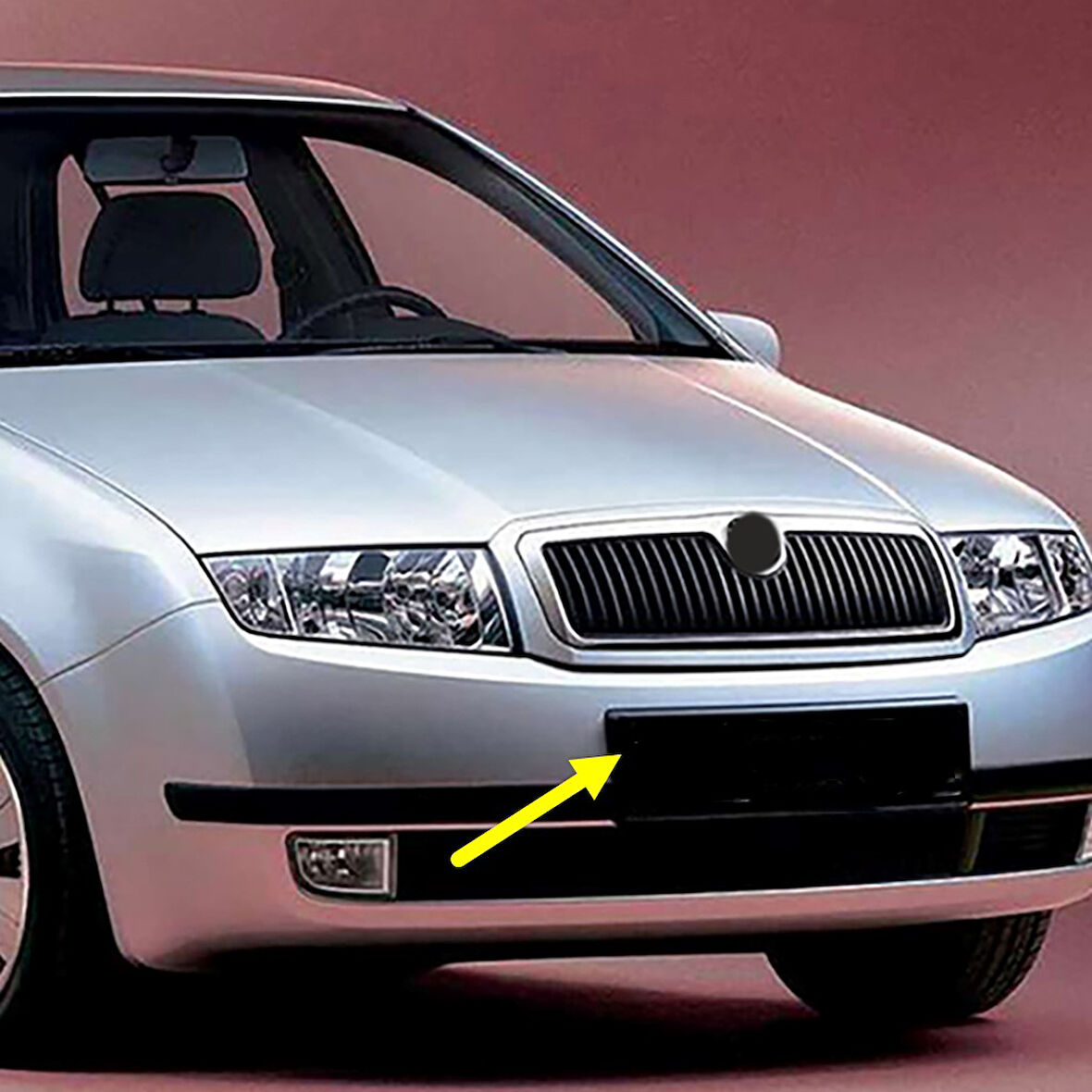 Skoda Fabia 2000-2004 Ön Tamponun Plaka Alt Plastiği 6Y0807287C