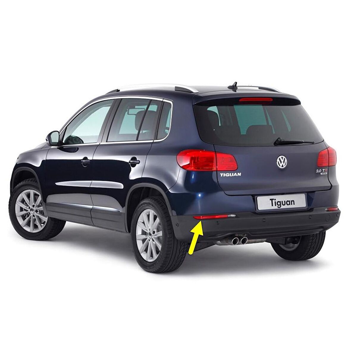 VW Tiguan 2012-2015 Sol Arka Tampon Reflektörü Kedi Gözü 5N0945105