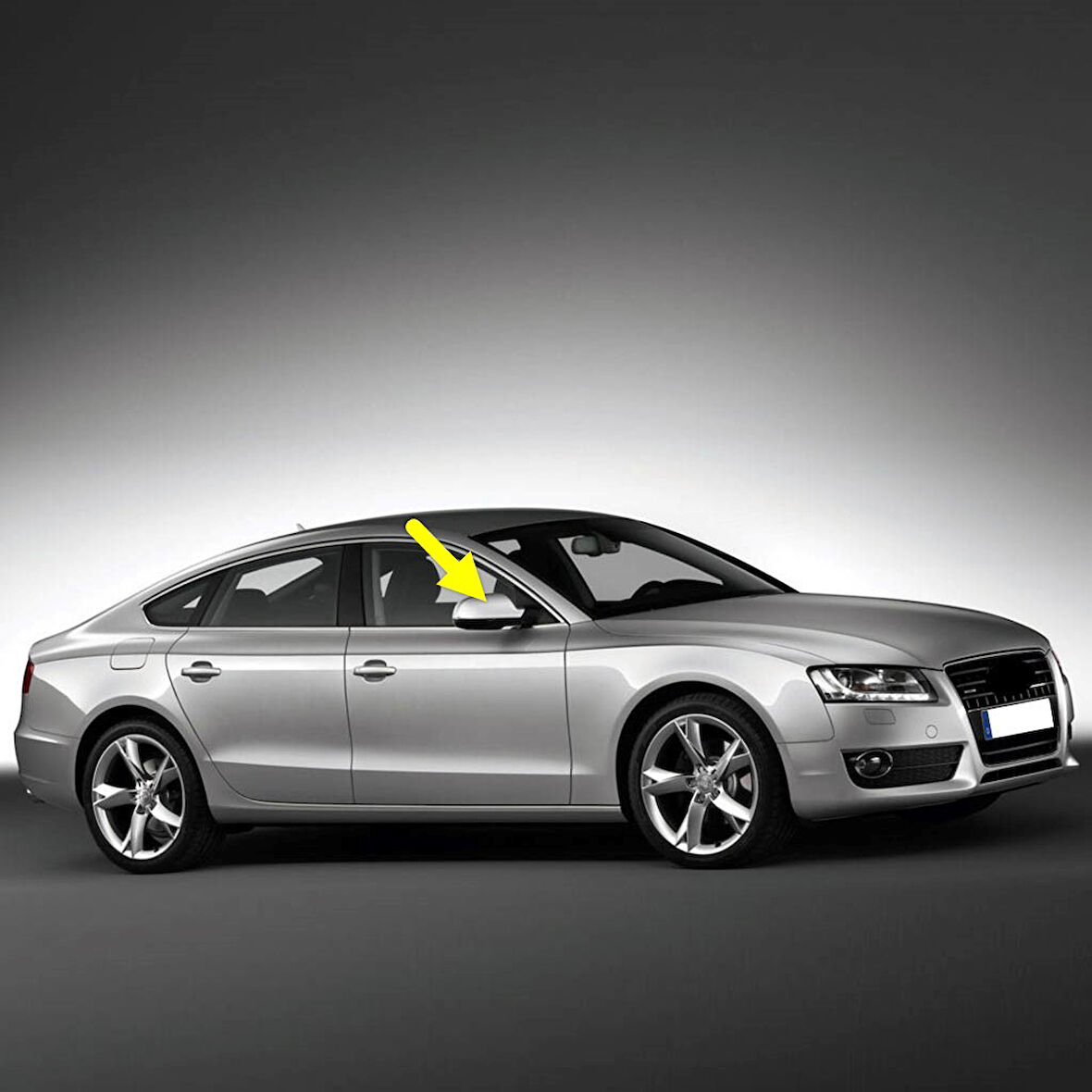 Audi A5 Sportback 2008-2011 Sağ Dış Dikiz Ayna Kapağı 8F0857528