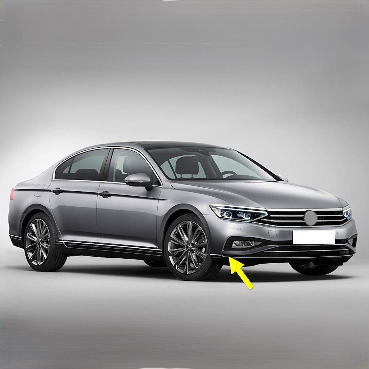 VW Passat B8.5 2020-2023 Ön Tampon Orta Izgara Sağ Çıtası 3G0854322A