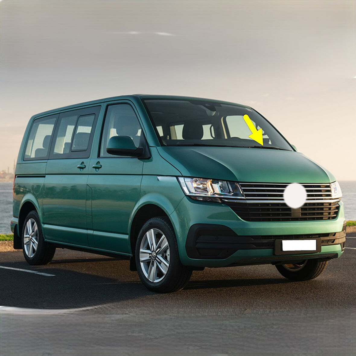 VW Transporter 2020-2023 Ön Cam Sol Sürücü Yön Silecek Kolu 7E1955409D