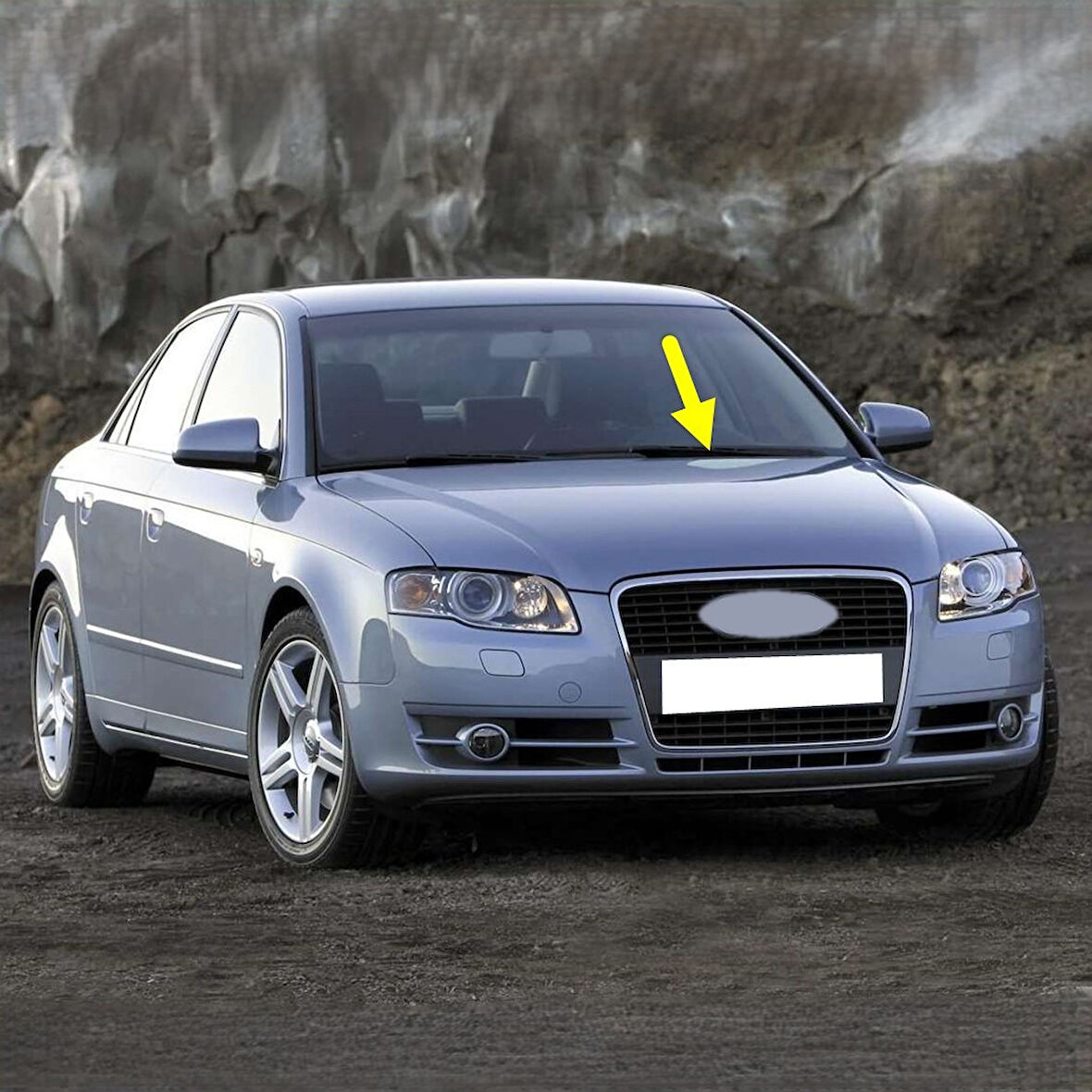 Audi A4 2005-2008 Ön Cam Sol Sürücü Taraf Silecek Kolu 8E1955407C