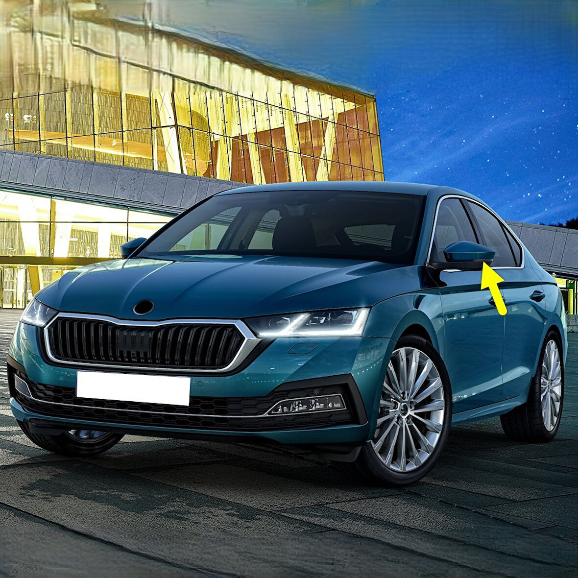 Skoda Octavia 4 2021-2024 Sol Dış Ayna Sinyal Lambası 5E3949101