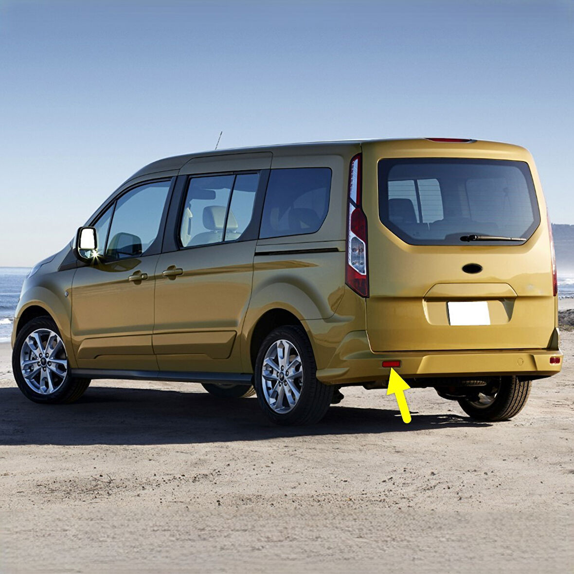 Ford Connect 2014-2021 Arka Tampon Sol Reflektör Kedi Gözü