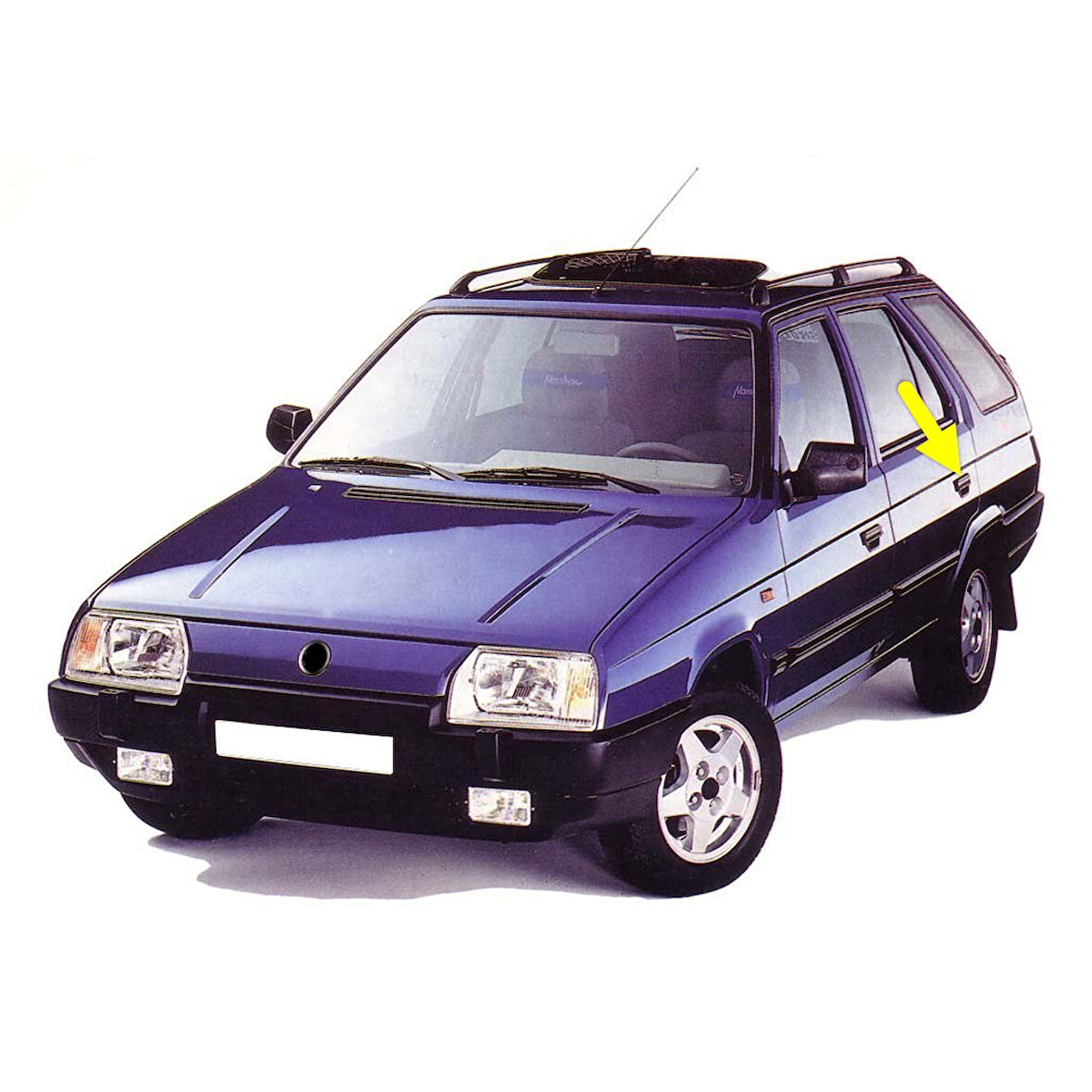Skoda Forman 1988-1995 Sol Arka Kapı Dış Açma Kolu 115988104