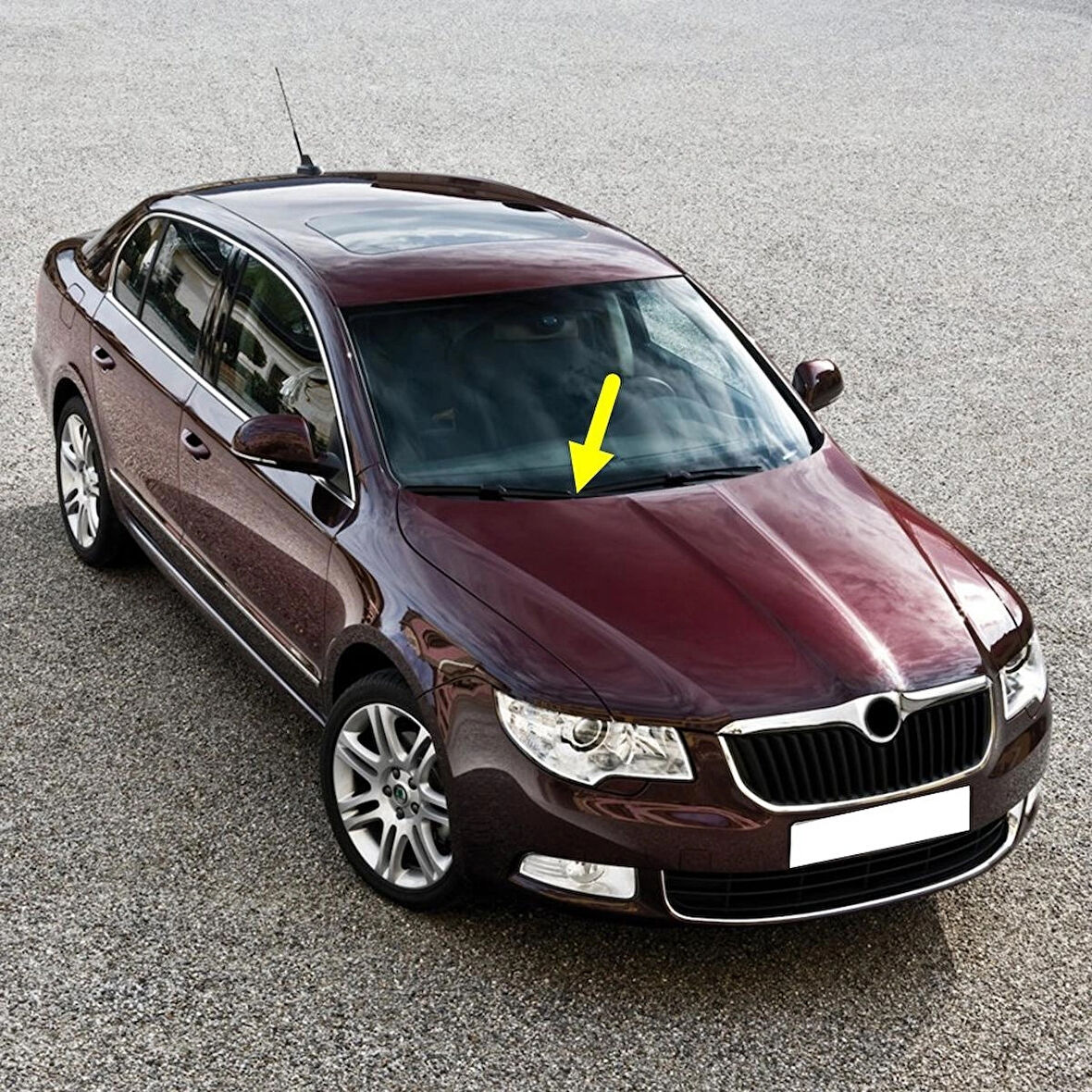 Skoda Superb 2009-2013 Sağ Yolcu Tarafı Ön Silecek Kolu 3T1955410A