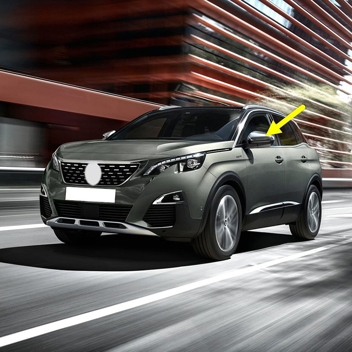 Peugeot 3008 2017-2020 Sol Dış Dikiz Aynası Üst Kapağı